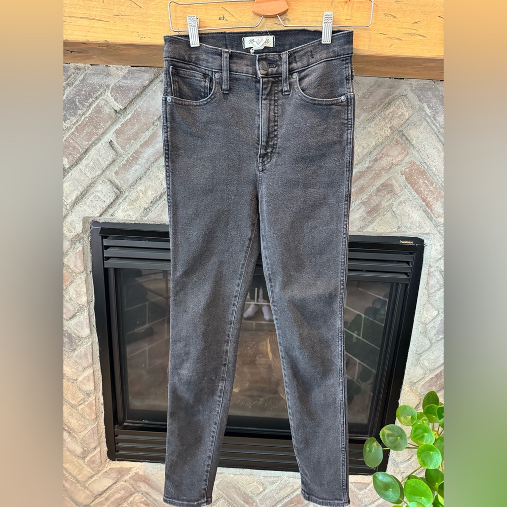 Madewell Women's Charcoal Skinny Jeans